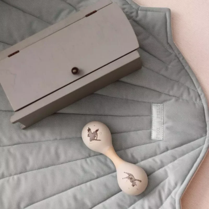 mata muszla welwetowa pudrowa mięta