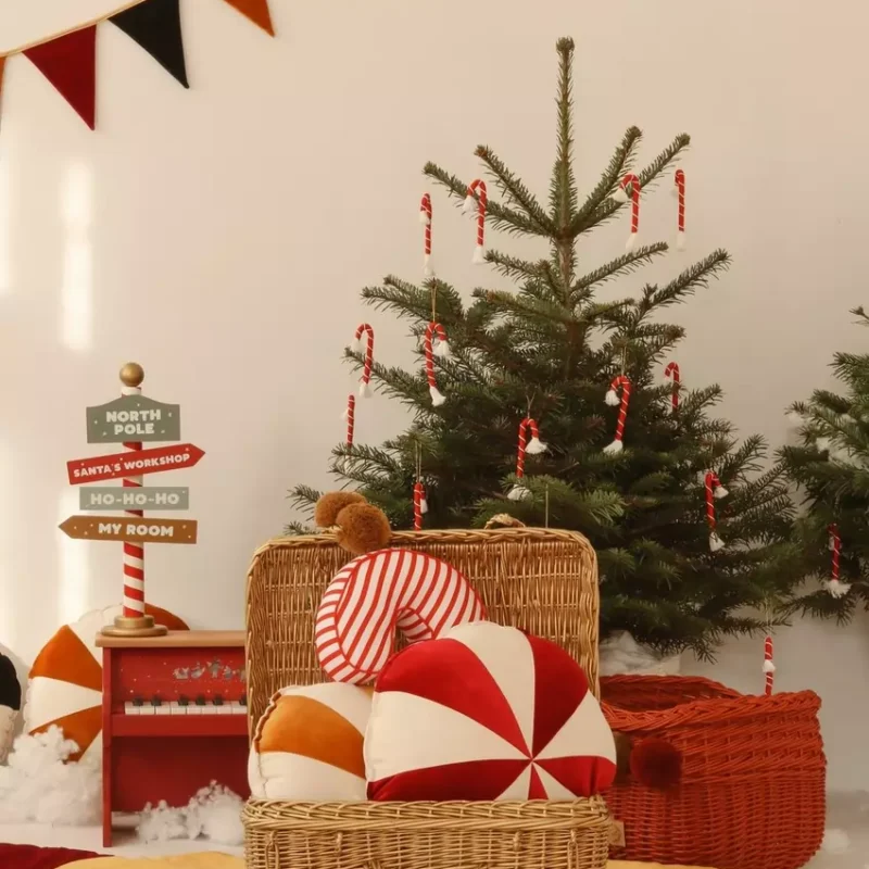 mata świąteczna złoty cukierek prezent gwiazdka boże narodzenie