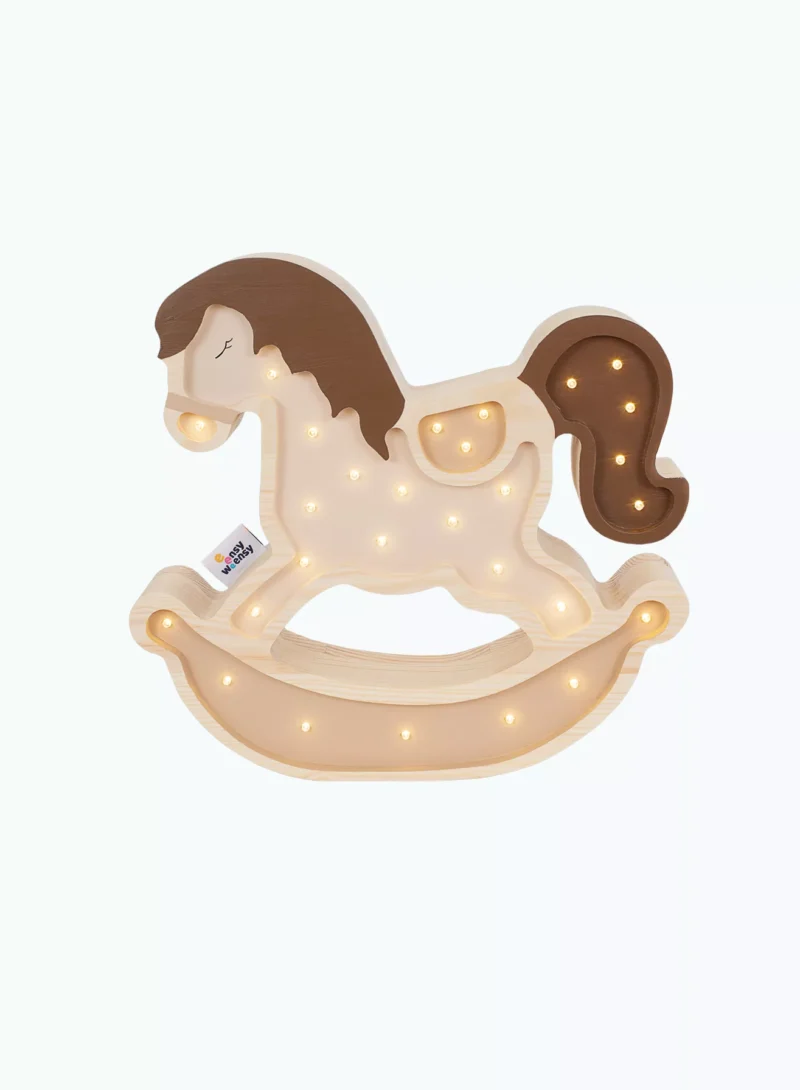 lampka do pokoju dziecięcego koń na biegunach konik