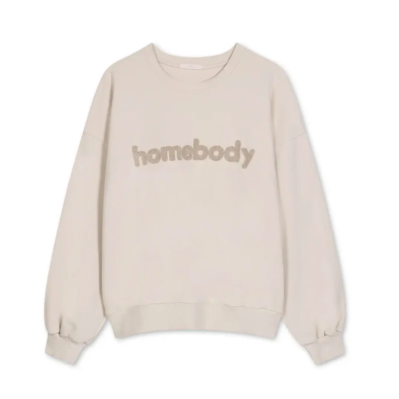 bluza beżowa homebody luuv concept homewear self care