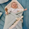 lniany rożek dla niemowlaka mięta luuv concept wyprawka dla niemowlaka produkty dla dzieci polska marka