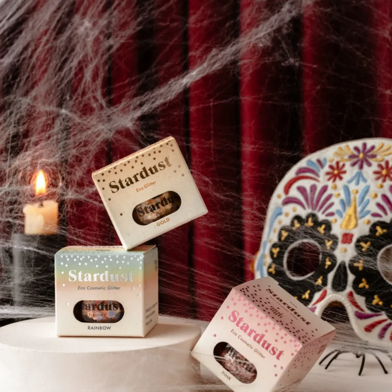 ekologiczny dekoracyjny brokat do ciała i twarzy dla dzieci luuv concept polska marka halloween karnawał