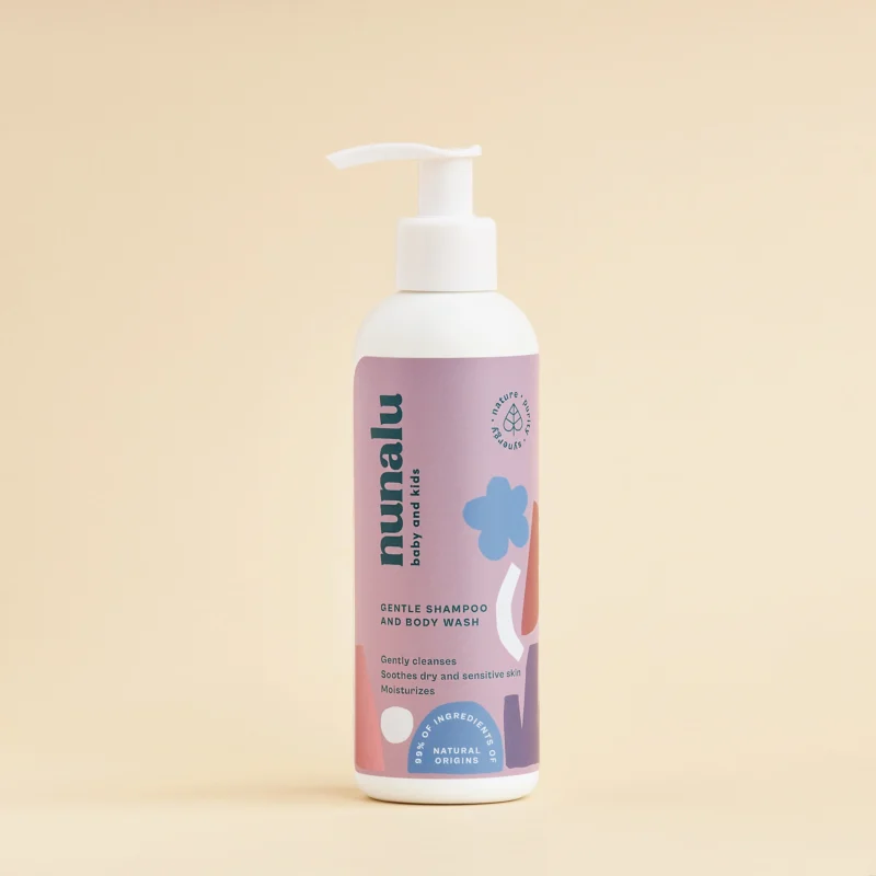 łagodny żel do mycia ciała i włosów dla dzieci nunalu luuv concept polska marka